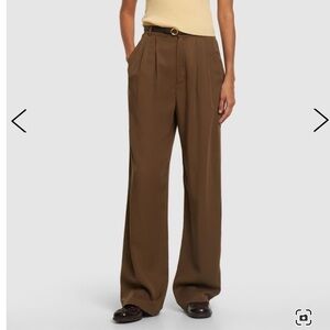 Reformation Tencel Mason Pant - brown